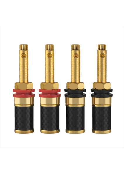 4pcs Hifi Altın Kaplama Bakır Hoparlör Bağlama Sonrası Dişi Muz Jak Konnektörü Hifi Ses Amp Muz Fiş Soketi (Yurt Dışından) fiyatları