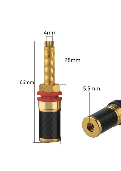 4pcs Hifi Altın Kaplama Bakır Hoparlör Bağlama Sonrası Dişi Muz Jak Konnektörü Hifi Ses Amp Muz Fiş Soketi (Yurt Dışından) fırsatları