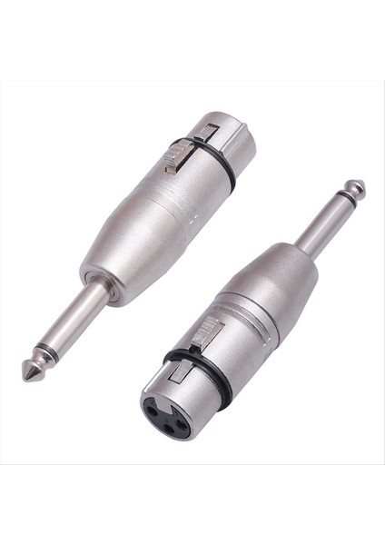 5 Adet Dengesiz Xlr Dişi - 1/4 Inç Mono Mono Fik Kablo Adaptörü 6.35MM Erkek - Xlr Mikserler Için Mikrofonlar, Mikrofonlar (Yurt Dışından) fırsatları