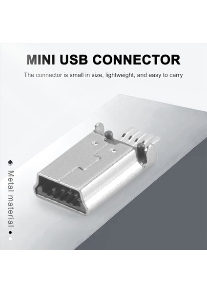 10 Adet Mini USB Tip B Erkek 180 Derece 5 Pin Smd Smd Smd Smd Smt Jack Konnektörü Için (Yurt Dışından) fırsatları