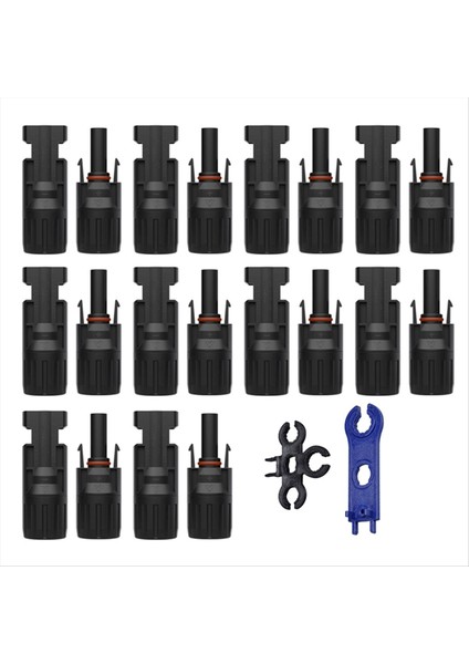 10PCS Fotovoltaik Güneş Konnektörü 1000V-45A Güneş Konektörleri Mc4 Konnektörü IP67 Anahtarlı Su Geçirmez (Yurt Dışından) fiyatları