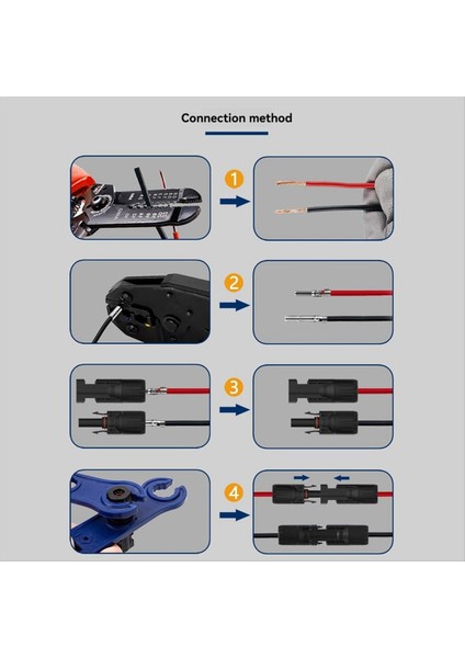 10PCS Fotovoltaik Güneş Konnektörü 1000V-45A Güneş Konektörleri Mc4 Konnektörü IP67 Anahtarlı Su Geçirmez (Yurt Dışından) fırsatları