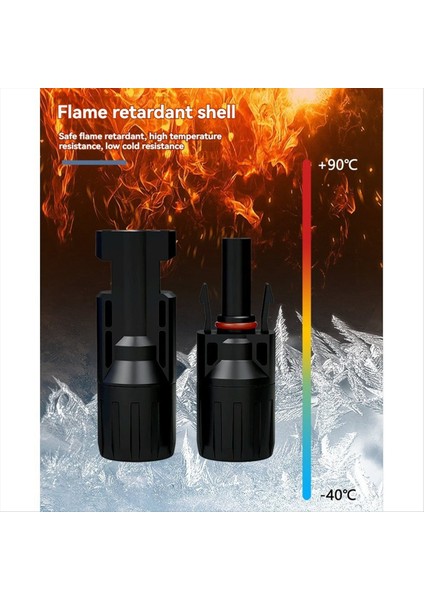 10PCS Fotovoltaik Güneş Konnektörü 1000V-45A Güneş Konektörleri Mc4 Konnektörü IP67 Anahtarlı Su Geçirmez (Yurt Dışından) indirimleri