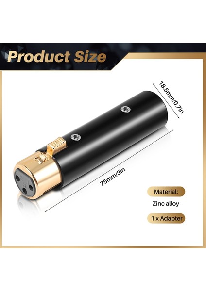 Stereo Mikrofon Kablosu Için Xlr 3 Pin Dişi Xlr 3 Pin Erkek Adaptörü, Ses Arayüzleri (Yurt Dışından) fırsatları