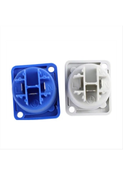 10PCS NAC3MPA-1 NAC3MPB-1 Güç Hoparlör Panel Soketi Gri-Beyaz Güç 20A Aşamalı LED Aydınlatma Ses 3 Pimli Soket, Çıkış (Yurt Dışından) fırsatları