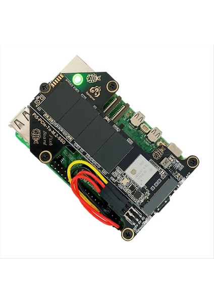 Raspberry Pi 5 Pcıe Genişleme Kartı Için M.2 Nvme SSD Adaptör Kartı Pı5-Pcıe-Fish-A-A (Yurt Dışından) modelleri