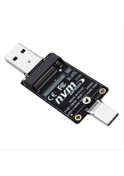 M.2-Usba Type-C Tip HDD Kasa Adaptör Kartı Nvme HDD Muhafaza Interposer Kart JMS583 10GBPS Destek 2230 Boyut SSD (Yurt Dışından) indirimleri