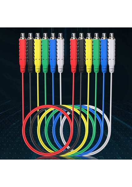 6pcs Manyetik Tel Manyetik Test Tel Yumuşak Esnek Jumper Test Hattı 30V AC5A Hvac Ekipmanlarını Test Etmek Için (Yurt Dışından) fiyatları