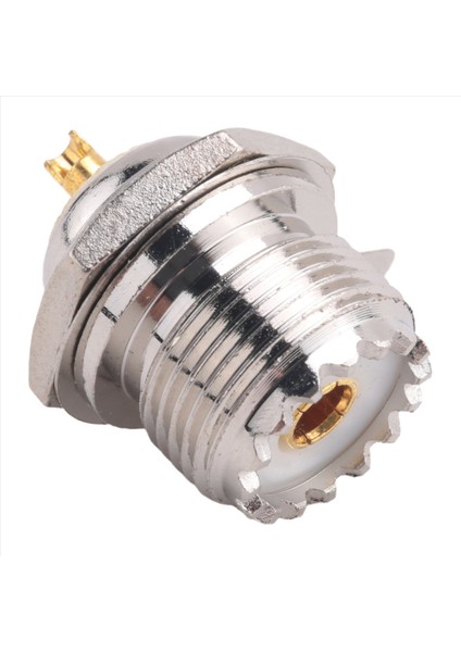 Uhf Dişi SO239 Jack Bulkhead Lehim Panel Montajı Rf Düz Konnektör, Gümüş (Yurt Dışından) modelleri