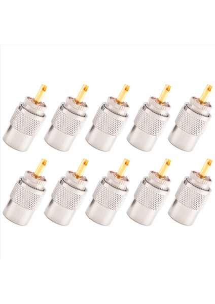 10PCS Rf Konnektör Uhf Erkek Konnektörü Rg8 RG58 Kablo Lug Anten Konnektörü PL259 (Yurt Dışından) fiyatları