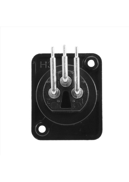 10PCS Siyah Xlr 3pin Dişi Jak Paneli Montaj Şasi Pcb Soket Konnektörü (Yurt Dışından)