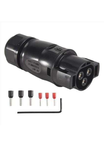 Güneş Pv Konektör Fişi Su Geçirmez IP68 4000V 40A Güneş Pv Sistem Paneli Paralel Koruma Kiti LY01-FEMALE (Yurt Dışından) modelleri