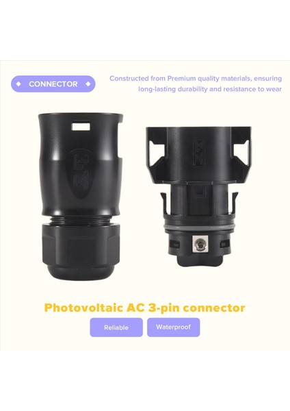 Güneş Pv Konektör Fişi Su Geçirmez IP68 4000V 40A Güneş Pv Sistem Paneli Paralel Koruma Kiti LY01-FEMALE (Yurt Dışından) indirimleri