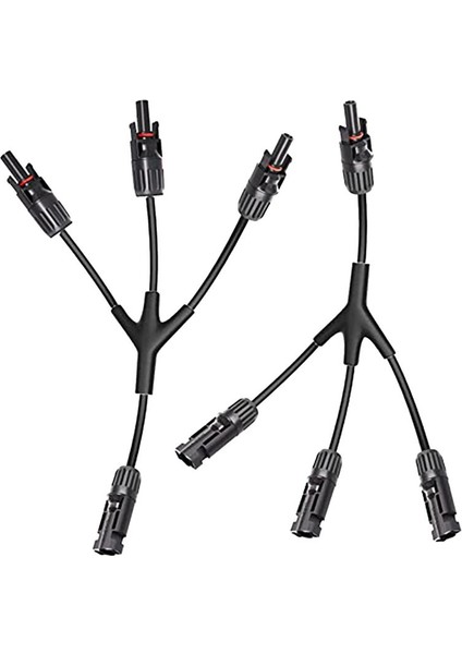 Y Banlı Konnecters Güneş Paneli Paralel Adaptör 1 Çifti Ayırıcı Güneş Kablo Tel Fiş Takım Kiti Güneş Paneli Için (Yurt Dışından)