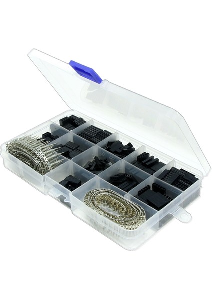 620PCS Dupont Konnektörü 2.54MM, Dupont Kablo Jumper Tel Pim Başlık Konu Kiti, Erkek Kıvrım Pimleri+Kadın Pin Konnektörü (Yurt Dışından) modelleri