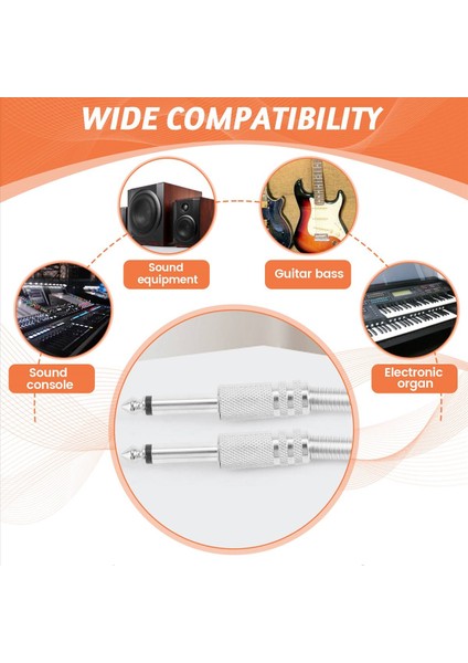 6.35MM Mono Amplifikatör Fiş 1/4inch Erkek Mono Monoural Jack Audio Kablo Konektörü Fiş Mikrofon Ses Konektörleri 10 Pcs (Yurt Dışından) indirimleri