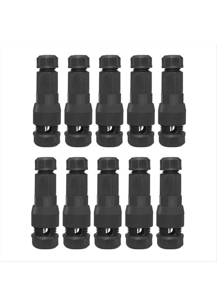 10 Adet Tel Konektör Peyzaj Aydınlatma Konektörleri, Açık Işıklar Için 12-16 Gösterge Kablo Konnektörü Için Su Geçirmez Siyah (Yurt Dışından) indirimleri