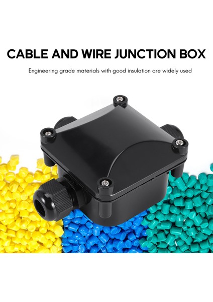 3 Yollu Kavşak Kutusu, Ip 68 Açık Hava Aydınlatma Için Su Geçirmez Konektörler Harici Kavşak Kutusu Paketi 10 Siyah (Yurt Dışından) fiyatları