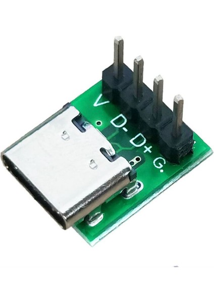 Veri Hattı Kablo Kablosu Transferi Için Pcb Dönüştürücü Kartı ile 10 Adet Dişi Konektör USB Tip C Kopma Kartı (Yurt Dışından) modelleri