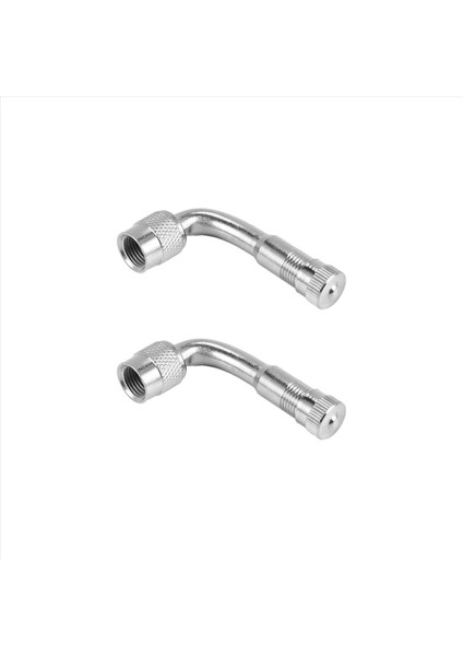 2 Lastik Valf Uzatma Adaptörü Motosiklet Araç Lastik Gövdesi Extender 90 Derece Açı (Yurt Dışından)