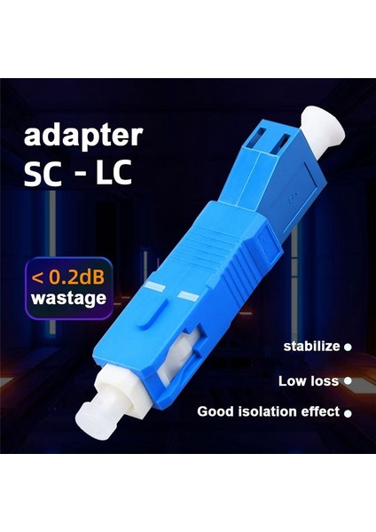 4 Paket Tek Mod 9/125UM Sc/upc Erkek - Lc/upc Dişi Hibrid Optik Fiber Adaptör Konnektörü Optik Güç Ölçer Için (Yurt Dışından) modelleri