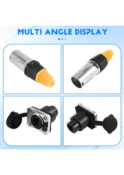 IP67 Network RJ45 Su Geçirmez Konektörler / Ethernet RJ45 Su Geçirmez Fiş + Açık Hava Ethernet Için Su Geçirmez Soket (Yurt Dışından) indirimleri