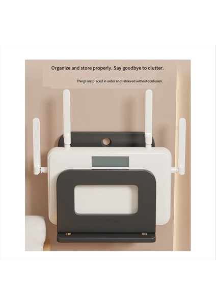 Küçük Cihazlar Için Ayarlanabilir Duvar Montaj Tutucusu Yönlendirici Modem Medya Oyuncuları Güvenli ve Alandan Tasarrufu Sağlayan Tasarım (Yurt Dışından) fırsatları