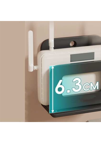 Küçük Cihazlar Için Ayarlanabilir Duvar Montaj Tutucusu Yönlendirici Modem Medya Oyuncuları Güvenli ve Alandan Tasarrufu Sağlayan Tasarım (Yurt Dışından) indirimleri