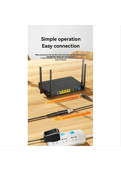 Dc5.5x2.1mm Yönlendirici Wifi Wifi Köprüsü/yönlendirici/tekrarlayıcı Yeniden Olarak Yeniden Rebooter Sıfırla 72 Saat Otomatik Yeniden Başlat Kablosu (Yurt Dışından) modelleri