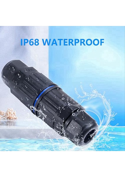 IP68 Su Geçirmez Kavşak Kutusu, Dış Mekan 3 Yolu Elektrik Kablosu Konektörü, Awg 28-12 Için Değiştirilebilir Kol Kablosu Konektörleri (Yurt Dışından) fiyatları