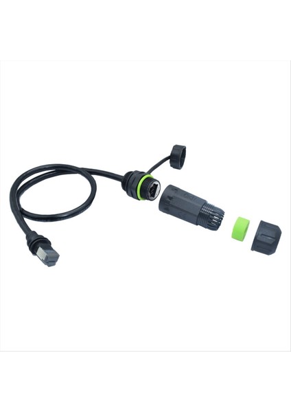 Starlink Için 100 cm Gen3 Mini Kablo Uzantısı Için RJ45 Kuplör IP68 Diş ve Yönlendirici Için Su Geçirmez (Yurt Dışından)