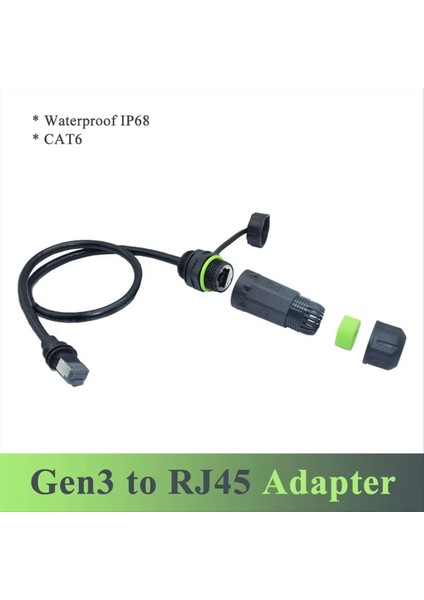 Starlink Için 100 cm Gen3 Mini Kablo Uzantısı Için RJ45 Kuplör IP68 Diş ve Yönlendirici Için Su Geçirmez (Yurt Dışından) modelleri