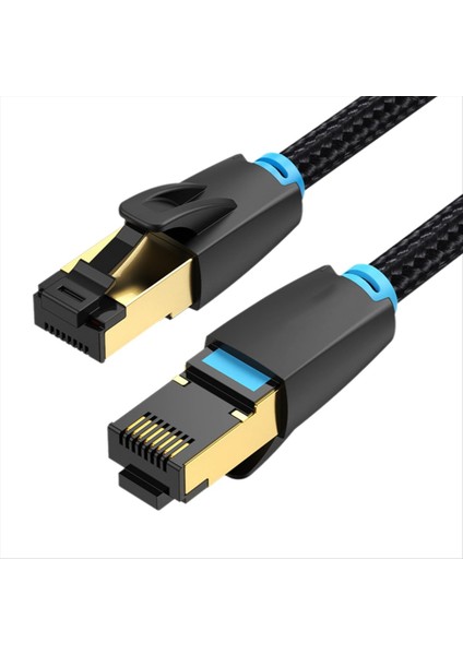 8m Uzunluğunda Cat 8 Ethernet Kablosu RJ45 Yama Kablosu 40GBPS 2000MHZ Oyun, Dizüstü Bilgisayar, Yönlendirici Için Hızlı Ağ Kablosu (Yurt Dışından)