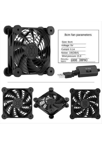 Bilgisayar Pc Kılıf Fan Fan USB Powered 5V Sessiz Şasi Soğutucu Yönlendirici Soğutma Vidaları Koruyucu Net D (Yurt Dışından) indirimleri