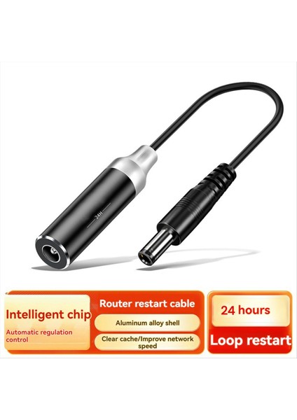 Dc5.5x2.1mm Yönlendirici Wifi Wifi Köprüsü/yönlendirici/tekrarlayıcı Yeniden Olarak Yeniden Rebooter Sıfırlama 24 Saat Otomatik Yeniden Başlat Kablosu (Yurt Dışından) modelleri