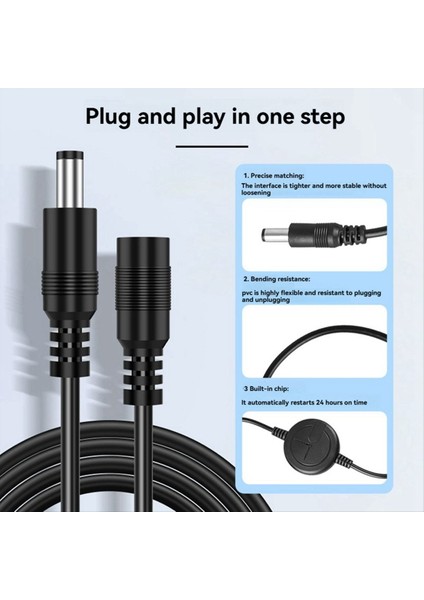 DC5V-15V Yönlendirici Rebooter Sıfırlama 72 Saat Wifi Köprüsü/kedi/yönlendirici/tekrarlayıcı Rebooter Black Için Otomatik Yeniden Başlat Kablosu (Yurt Dışından) fırsatları