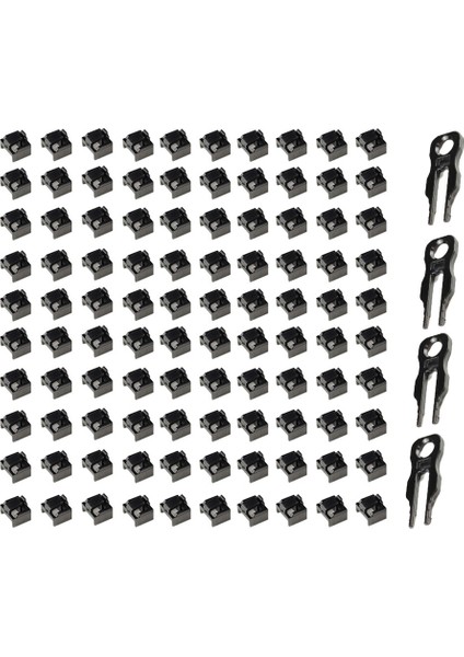 RJ45 Port Kilit Kiti Anahtarlı - Ethernet Port Güvenlik Engelleyici, Yönlendirici ve Bilgisayar Portları Için Toz Kapağı Koruyucu (Yurt Dışından)