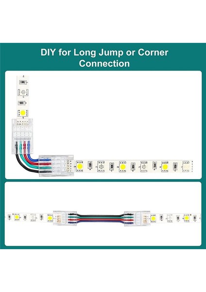 16.4ft Rgb LED Tel 22 Awg 4pin Rgb LED Şerit Konnektörü ile 22 Gösterge 4 Renk Rgb LED Şeritler Için Rgb 3528 5050 (Yurt Dışından) indirimleri