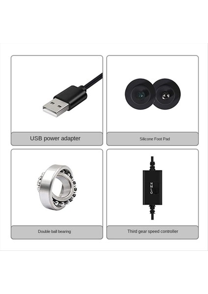 Bilgisayar Pc Kasa Fan Fan USB Powered 5V Sessiz Şasi Soğutucu Yönlendirici Soğutma Vidaları Koruyucu Net B B (Yurt Dışından) fiyatları