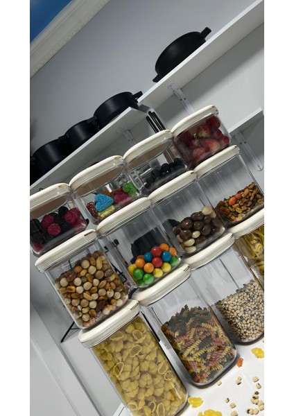 Pull Box Kavanoz Saklama Kabı Seti Bulut indirimleri