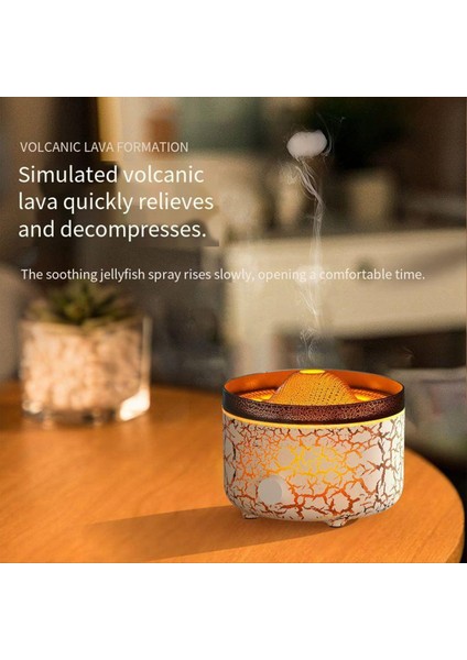 560ML Aromaterapi Nemlendiricileri Difüzörler 3D Simüle Edilmiş Alev Hava Nemlendiricisi Duman Halkası Sprey Odası Biz Fiş (Yurt Dışından) fırsatları