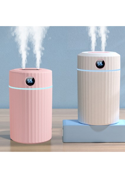 2l Çift Nozul Air Nemlendirici LCD Ekran Iletişim Yağı Aroma Difüzör Ultrasonik Nemlendiriciler Beyaz (Yurt Dışından) fiyatları