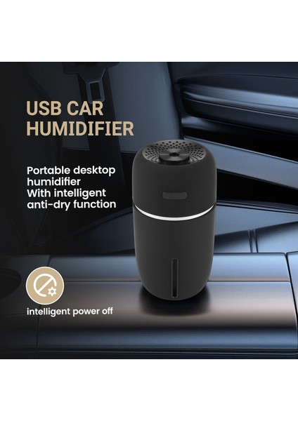 USB Araba Nemlendiricisi 200ML Mini Taşınabilir Nemlendirici 7 Renkli LED Gece Işığı Seyahat Seyahat Bir Seyme Bir Siste Modu B (Yurt Dışından) fırsatları