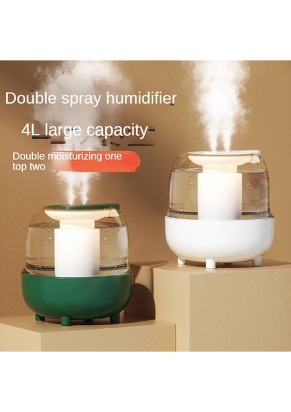 4l Nemlendirici USB Aromaterapi Nemlendiricisi Ev Hava Hemerileştiricileri LED Lamp Düşünce Masayacı Maker, Yeşil (Yurt Dışından) fiyatları