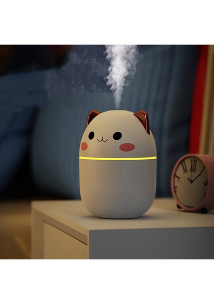 200ML Hava Nemlendiricisi Sevimli Aroma Difüzör Gece Işığı ile Yatak Odası Arabası Bitkileri Arıtıcı Nemlendirici Oda C (Yurt Dışından) fiyatları