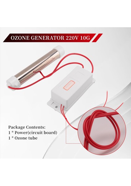 3g Ozon Jeneratörü 220V Hava Seraplatıcı Ozon Sterilizatör Paslanmaz Çelik Kuvars Tüp Su Için Hava Ozonatör Makinesi (Yurt Dışından) fırsatları