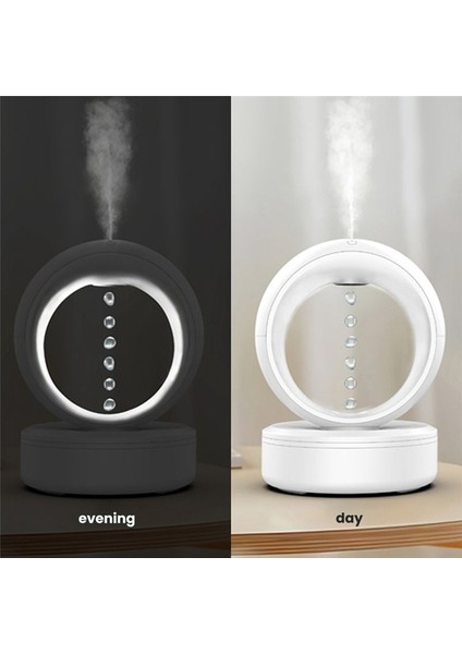 Anti-Yerçekimi Ters Ters Su Damlacıkları Yüksek Mist Hacmi Uçucu Yağ Aromaterapi Ortam Işık Sprey Sessiz Nemlendirici (Yurt Dışından) modelleri