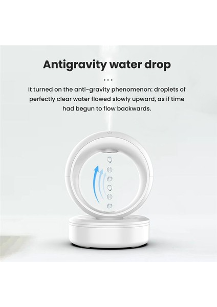 Anti-Yerçekimi Ters Ters Su Damlacıkları Yüksek Mist Hacmi Uçucu Yağ Aromaterapi Ortam Işık Sprey Sessiz Nemlendirici (Yurt Dışından) indirimleri