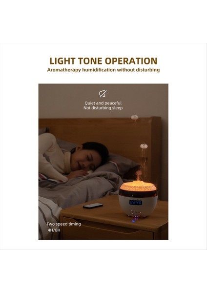 Dinamik Nemlendirici Ana Sayfa Masaüstü Dijital Ekran Saati Kablosuz Uzaktan Kontrol Özü Yağ Aromaterapi Makinesi Ab Fiş B B B (Yurt Dışından) indirimleri