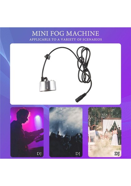 Mini Mist Yapıcı, 12 LED Mıster Fogger Su Çeşmesi Göleti Sis Makinesi Atomizer Cadılar Bayramı Için Hava Nemlendiricisi, Noel (Yurt Dışından) modelleri